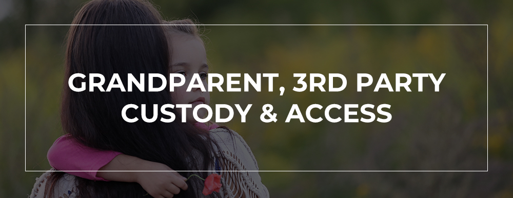 GRANDPARENT & 3RD PARTY CUSTODY & ACCESS